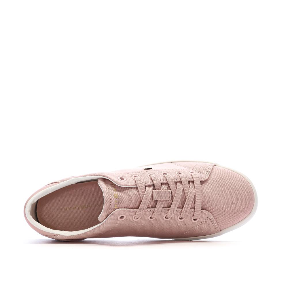 Baskets Rose Femme Tommy Hilfiger Th Low Profile vue 4