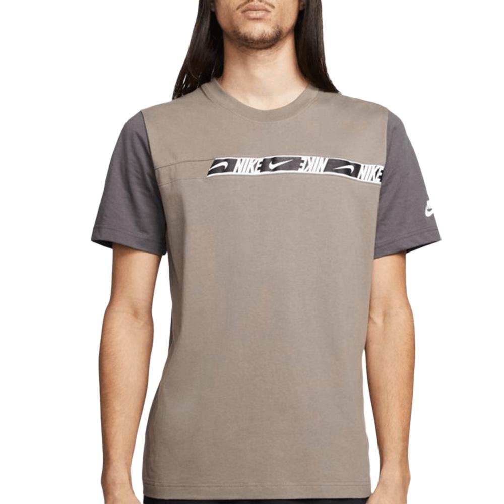 T-shirt Marron Homme Nike M Nsw Repeat pas cher