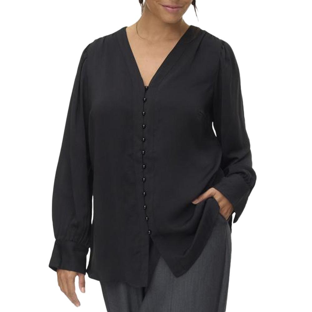 Chemise Noire Femme Vero Moda Fasana pas cher