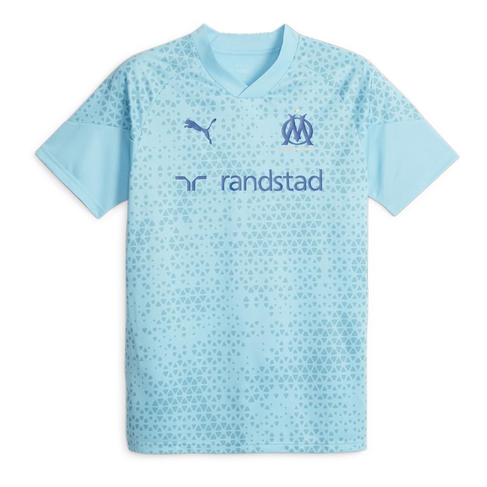 OM Maillot de foot Bleu Claire Homme Puma 2023/24 pas cher
