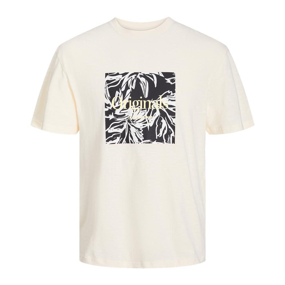 T-shirt Beige Garçon Jack & Jones Branding pas cher