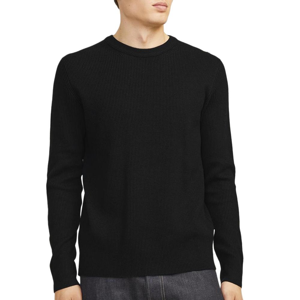 Pull Noir Homme Jack & Jones Perfect pas cher