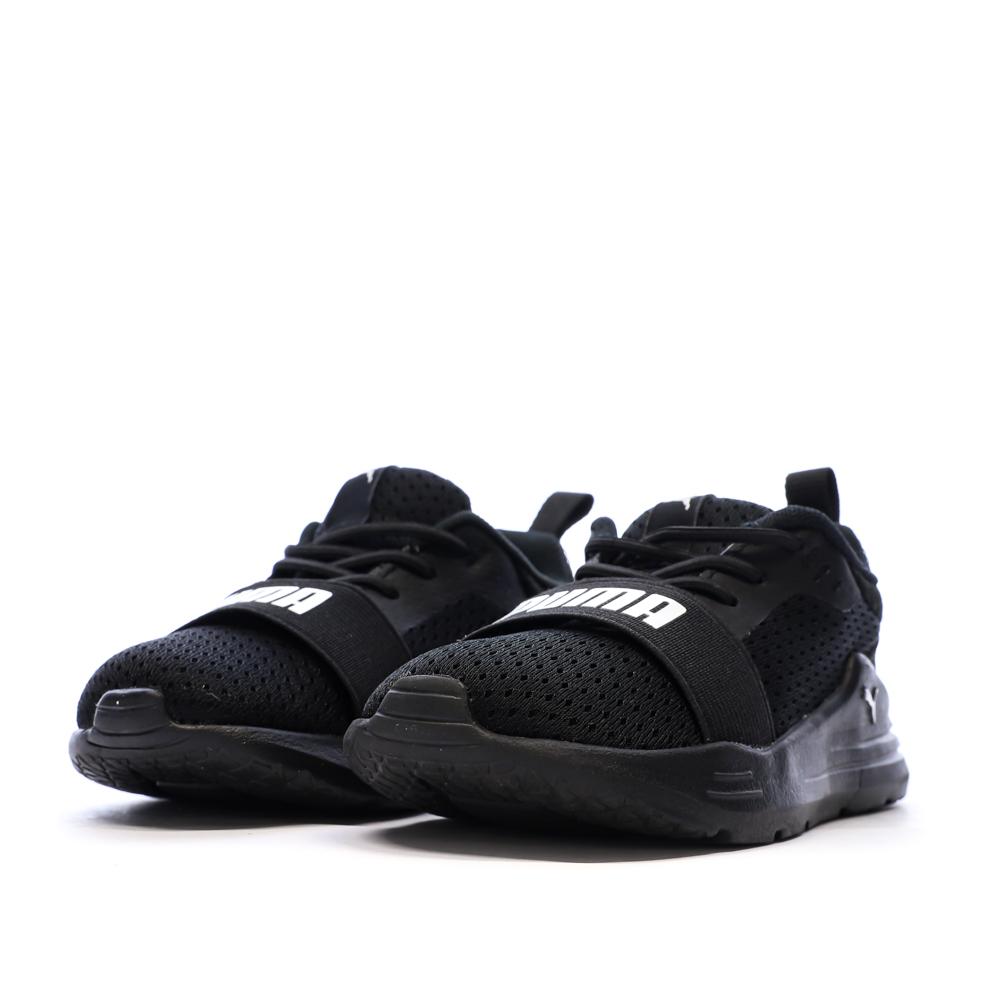 Baskets Noir Garçon Puma Puma Wired Run vue 6