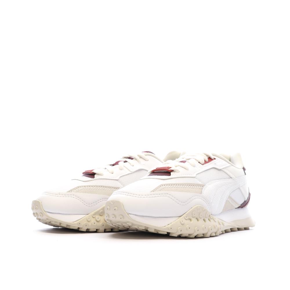 Baskets Beige/Bordeaux Femme Puma Rider Soft vue 6