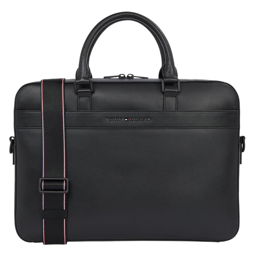 Sacoche pour ordinateur portable Noir Homme Tommy Hilfiger Computer pas cher