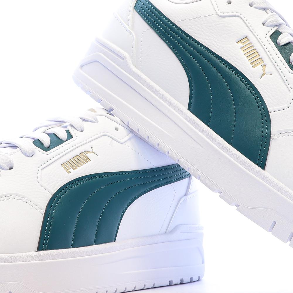 Baskets Blanches/Vertes Homme Puma Shuffle Downtown vue 7