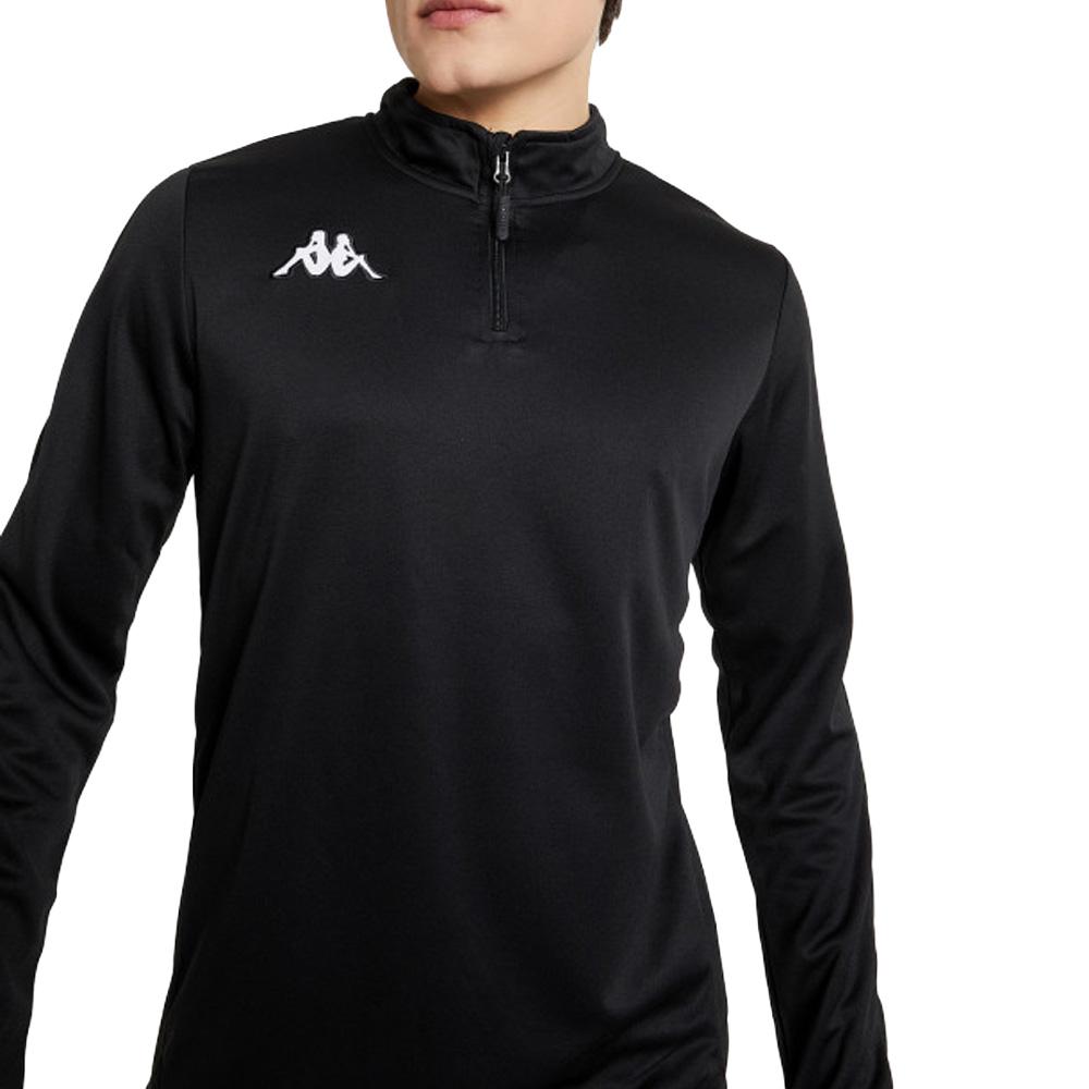 Sweat Noir/Blanc Garçon Kappa Tavole pas cher