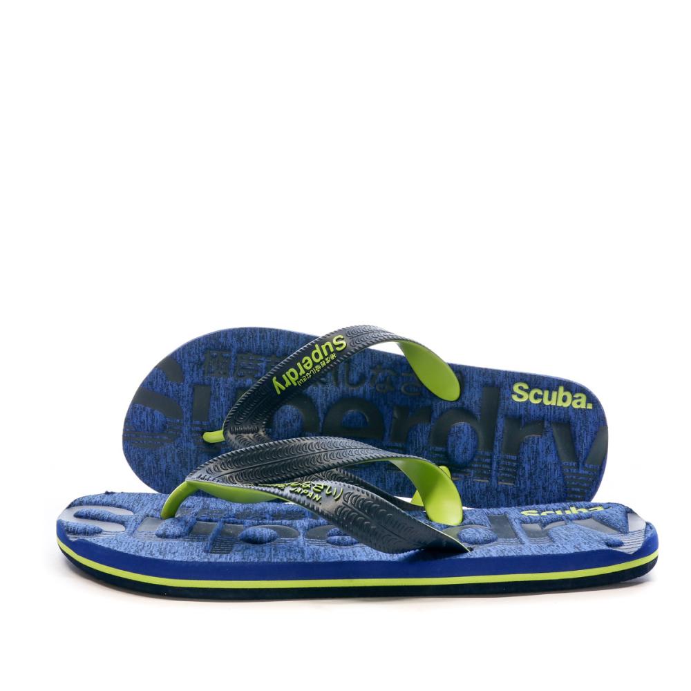 Polo Superdry Homme Superdry Tong SCUBA FLIP FLOP - MF3107ET , Chaussures Pour Homme Jogging Superdry Homme