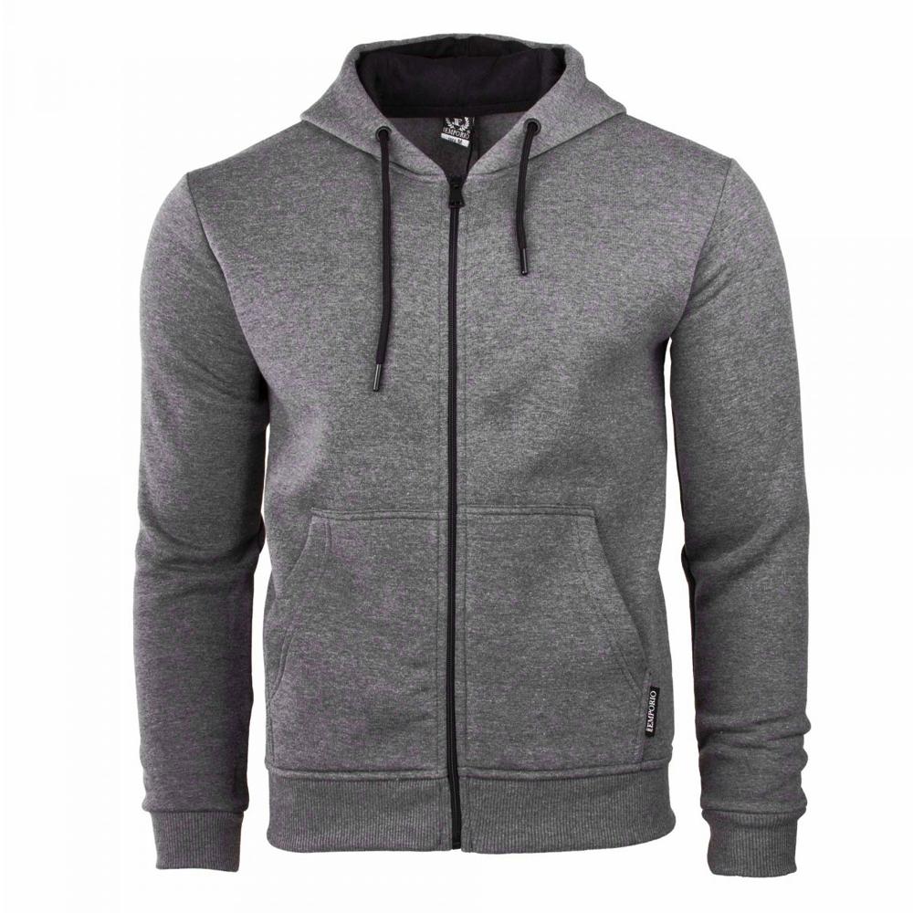 Sweat zippé Gris Foncé Homme Just Emporio 520 pas cher