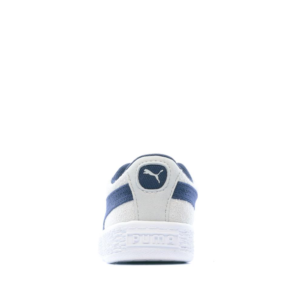 Baskets Gris Garçon Puma SUEDE Classic vue 3