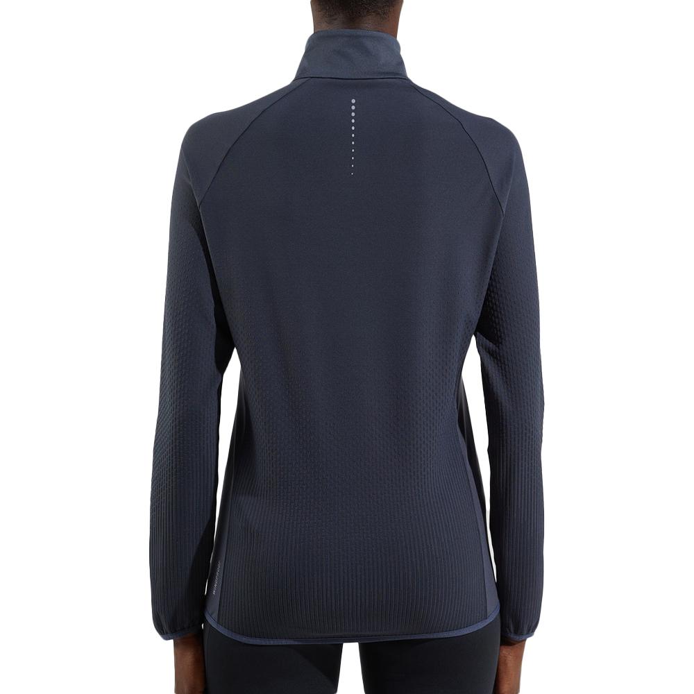 Veste Bleu Femme Odlo Zeroweight vue 2