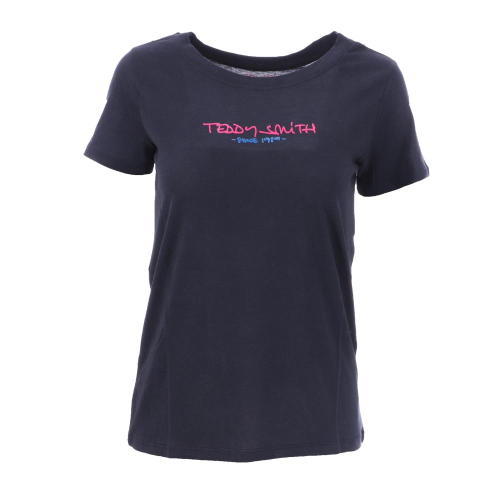 T-Shirt Marine Femme Teddy Smith TICIA pas cher