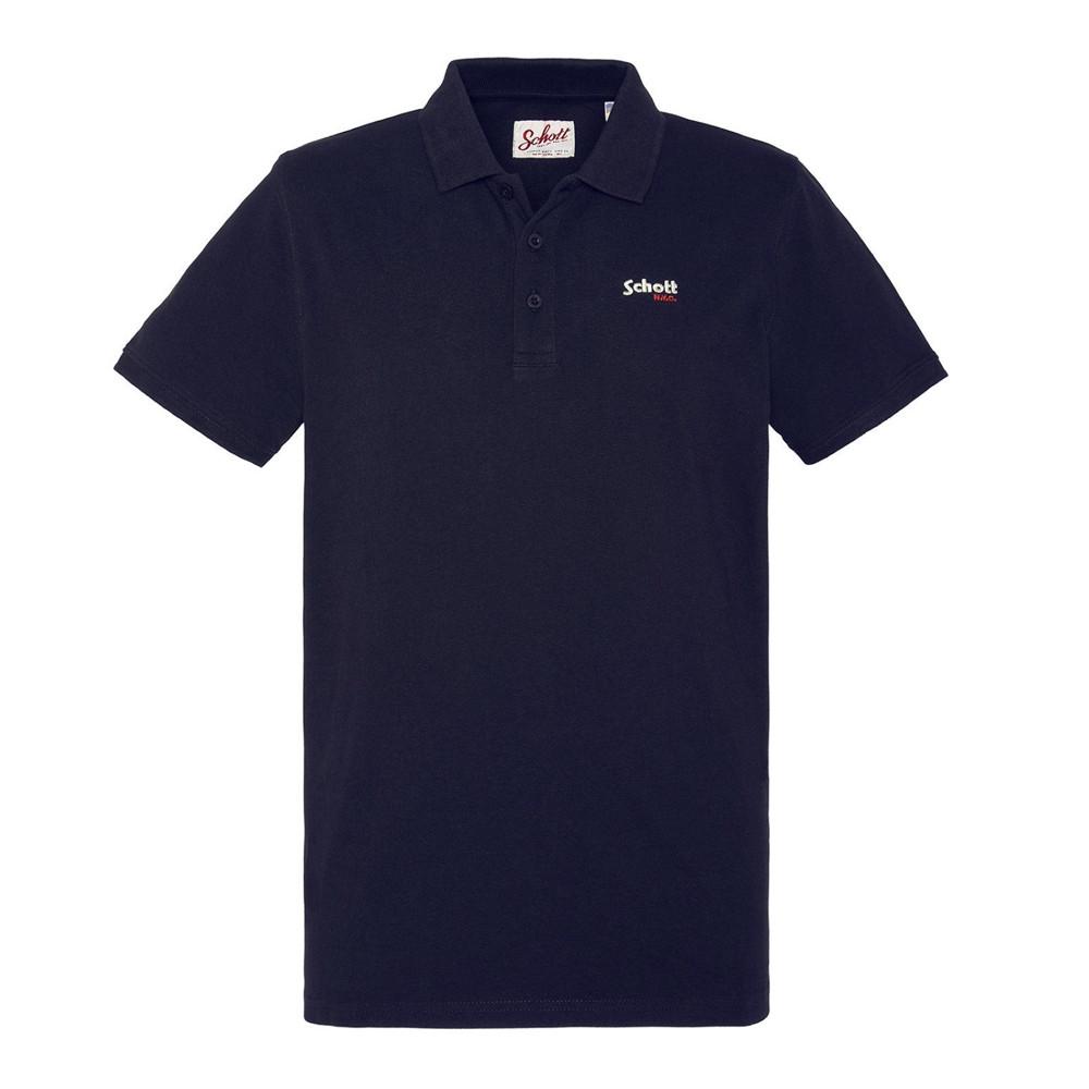 Polo Marine Homme Schott S0022 pas cher