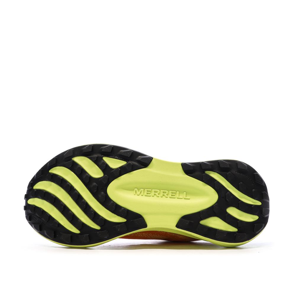 Chaussures de running Orange/Jaune Homme Merrell Morphlite vue 5