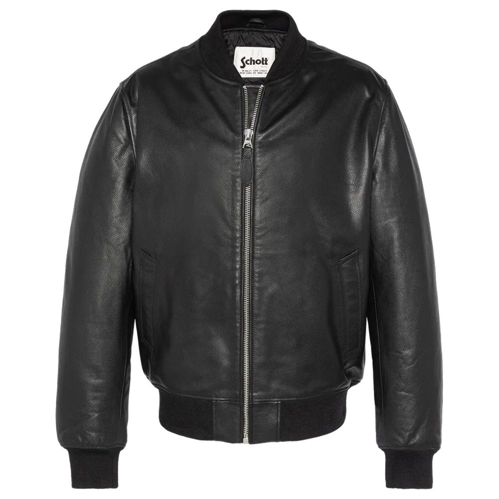 Bomber Noir Homme Schott LCCITY pas cher