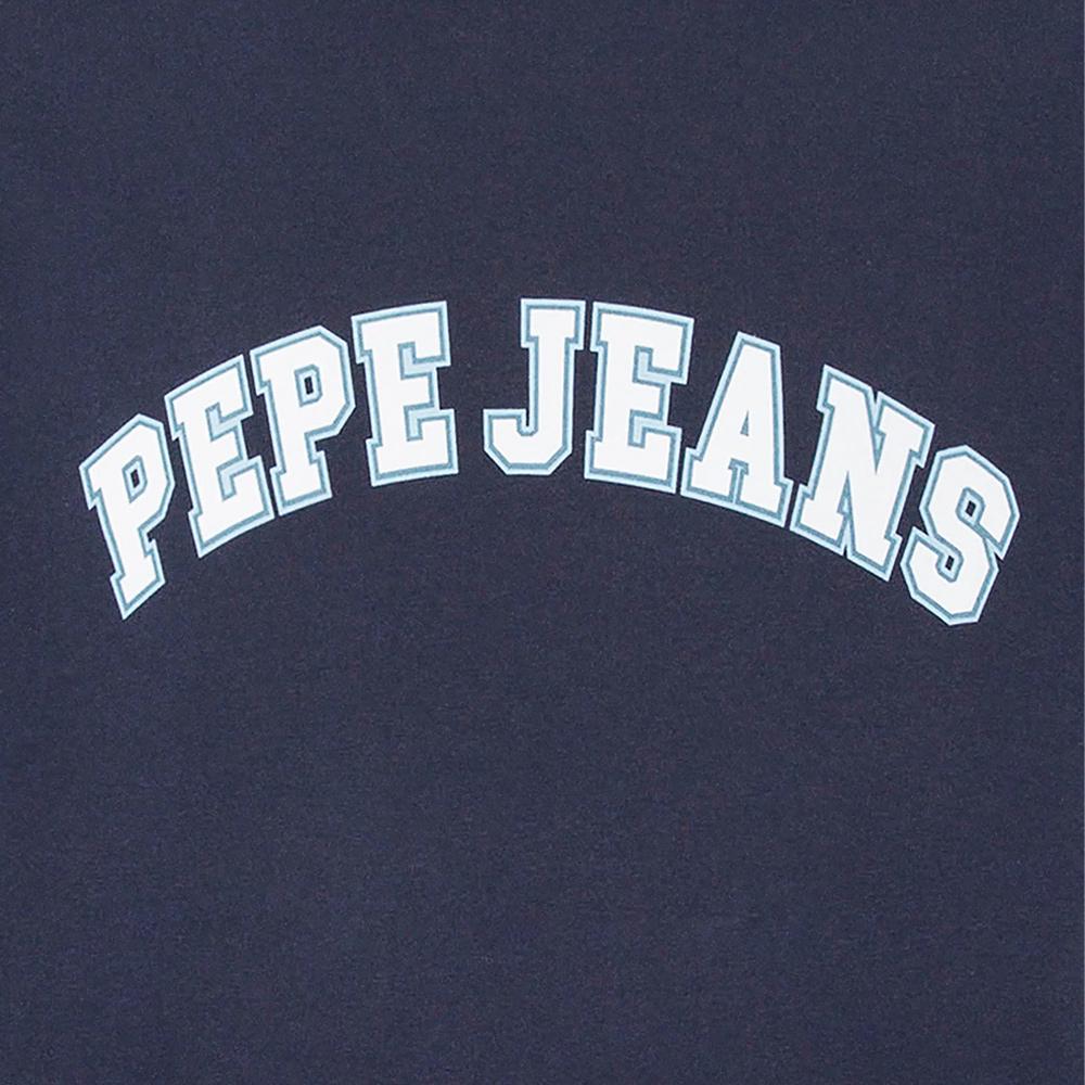 T-shirt Marine Homme Pepe jeans Clement vue 2