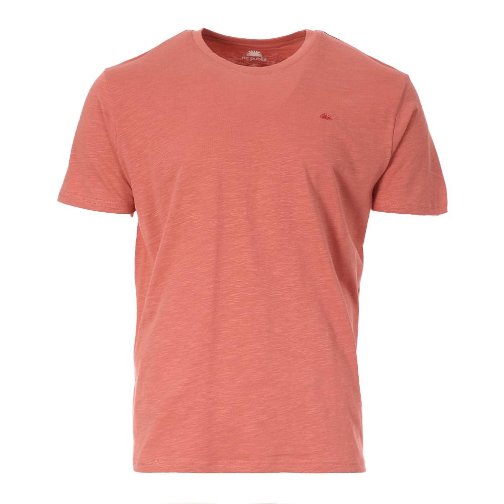 T-Shirt Rot Mann No Publik Flamme günstig