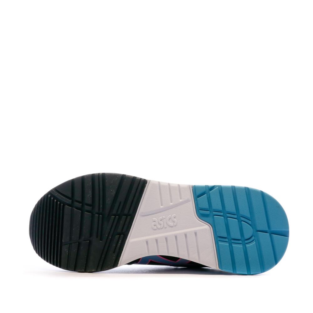 Baskets Noir et Bleu Femme Asics Gelsaga Sou GS vue 5