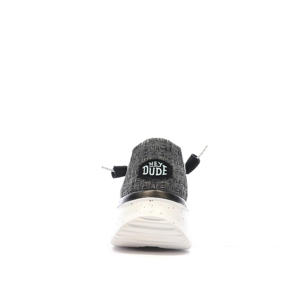 Chaussures Gris Moyen Femme Hey Dude Wally Sport Mesh vue 3