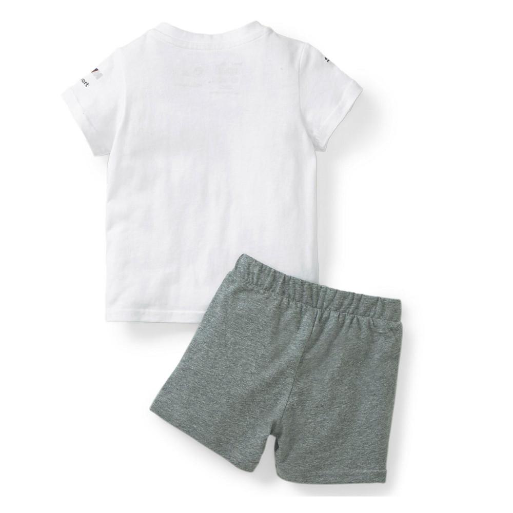 Ensemble Blanc/Gris Garçon Puma Bmw vue 2
