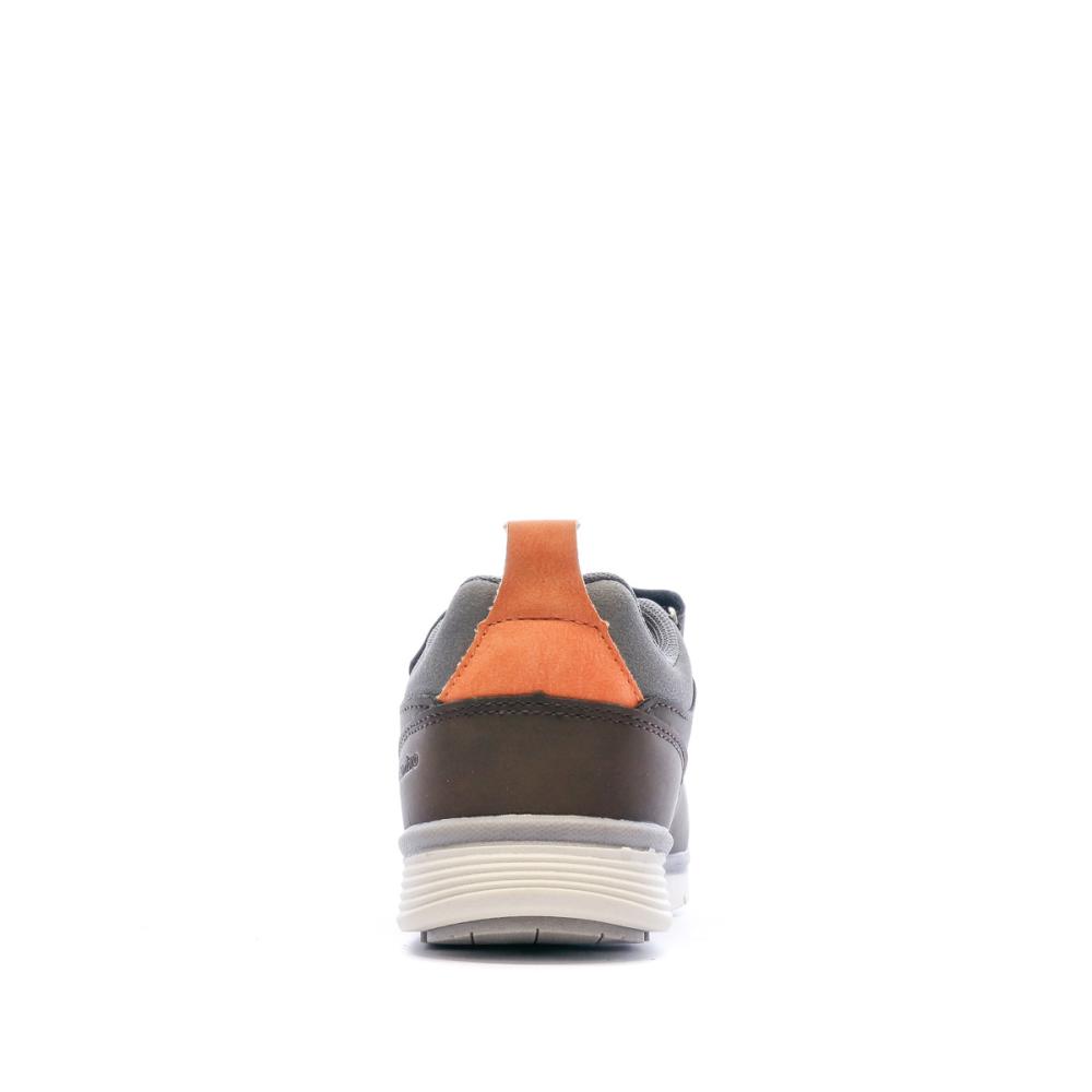 Baskets Marron Garçon Umbro Lark vue 3