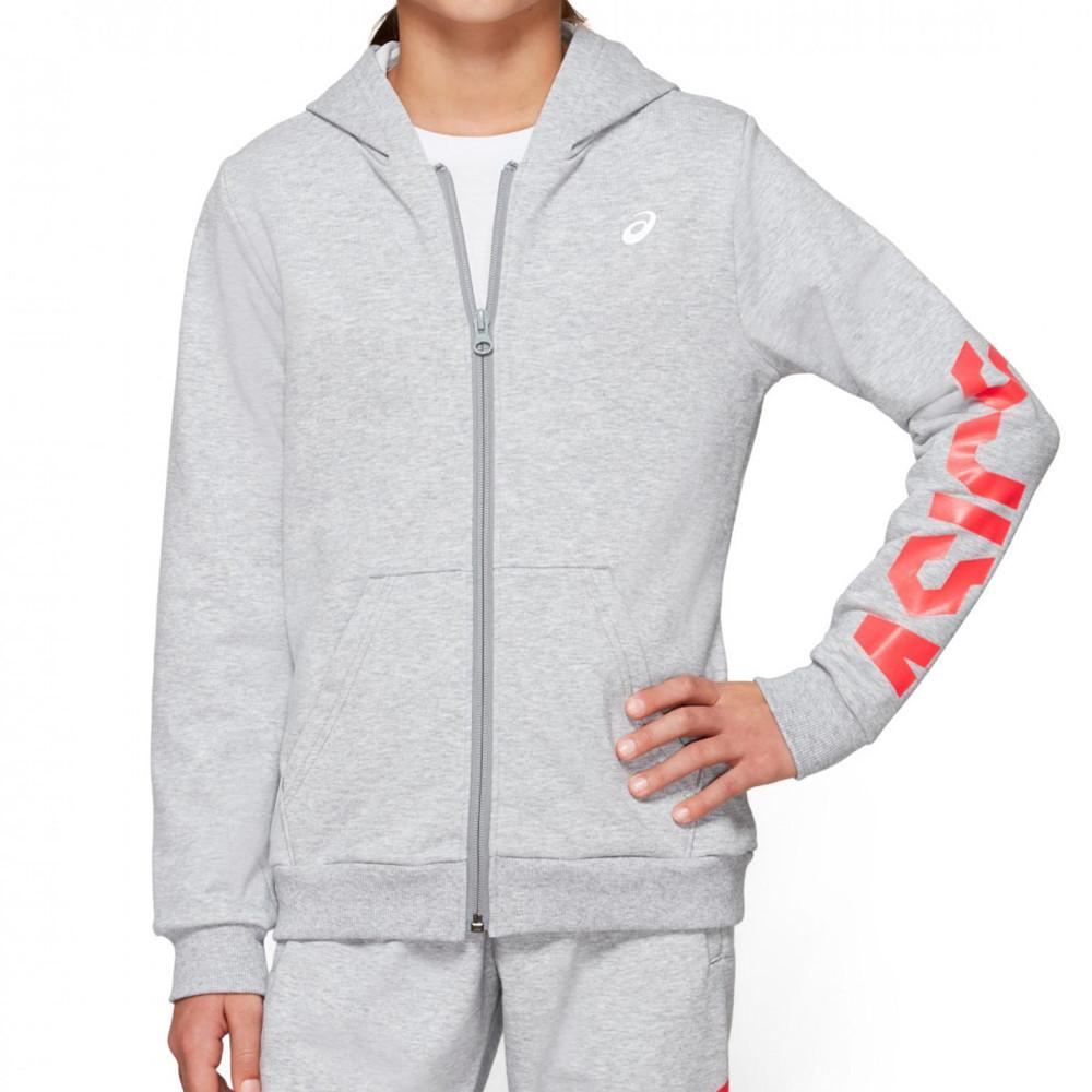 Sweat zippé Gris Fille Asics GPX FZ pas cher