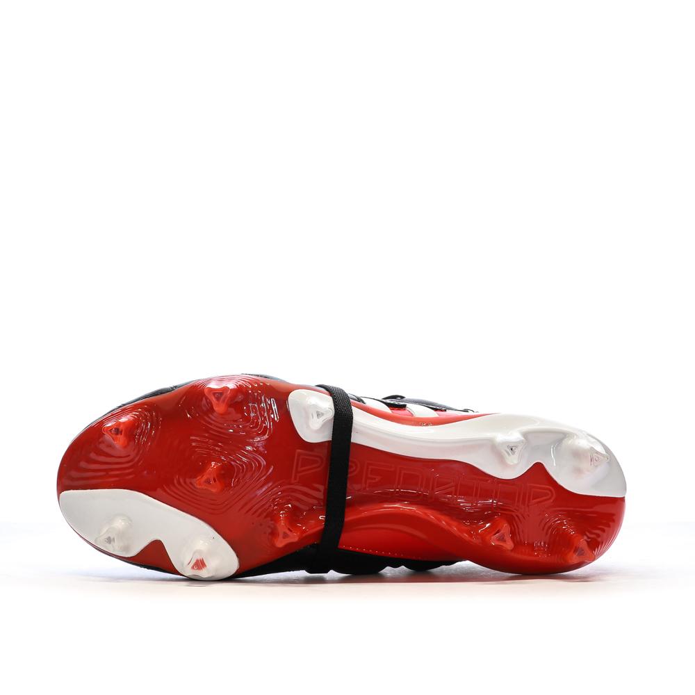 Chaussures de Foot Noir/Rouge Homme Adidas Predator Mania vue 5