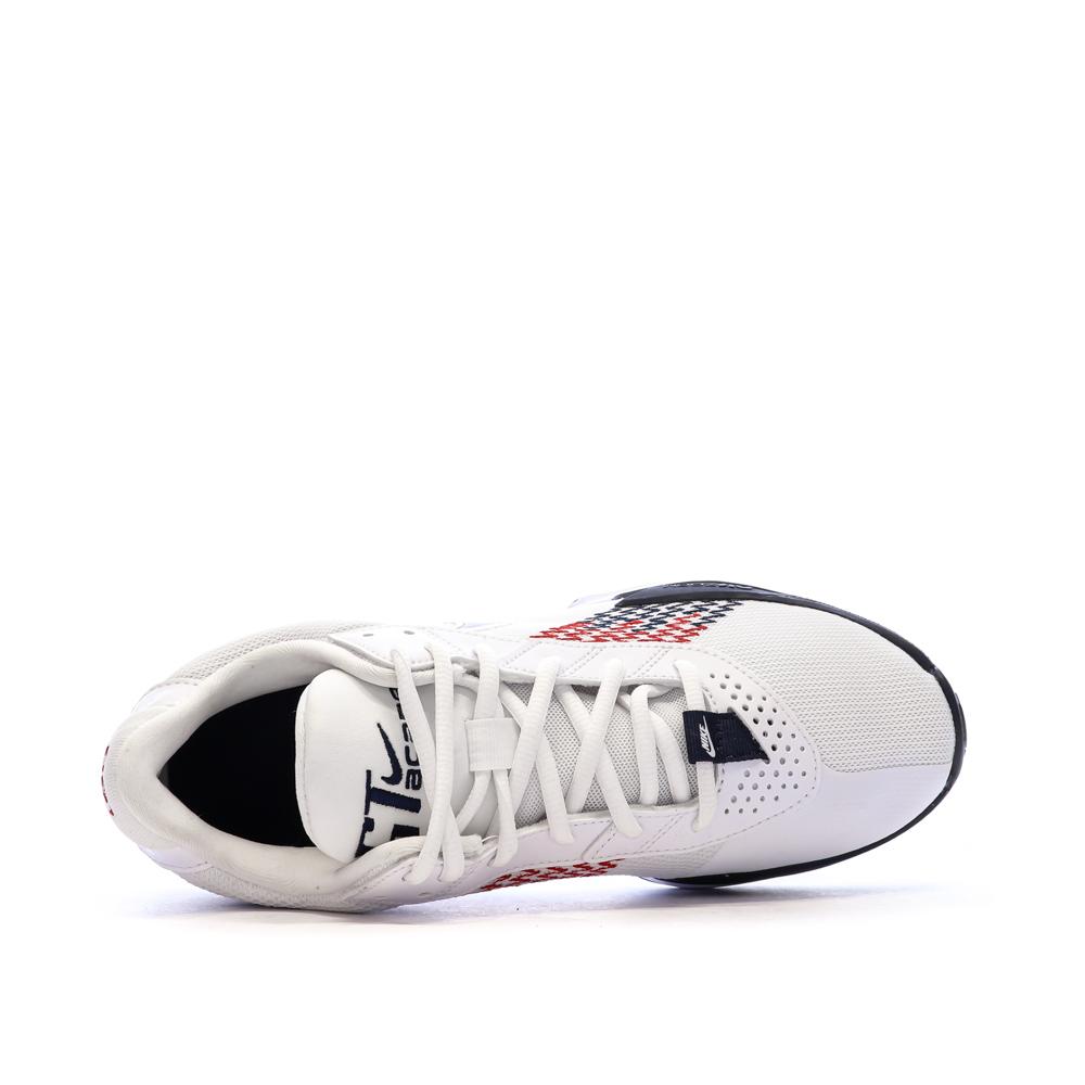 Chaussures de Basketball Blanches Homme Nike Air Zoom G.t. Cut Academy vue 4