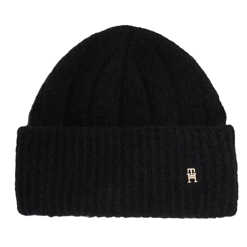 Bonnet Noir Femme Tommy Hilfiger Cashmere pas cher