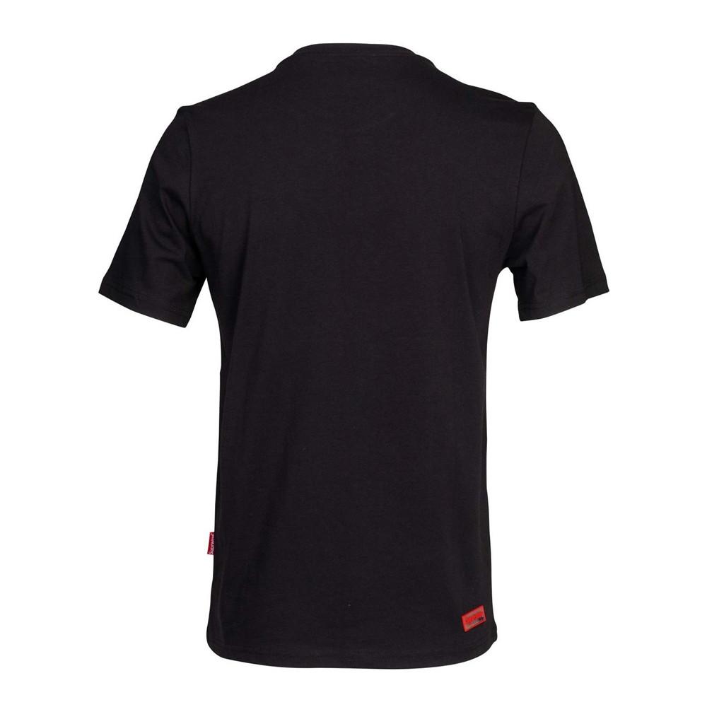 T-shirt Noir Homme Supreme Grip Greece vue 2
