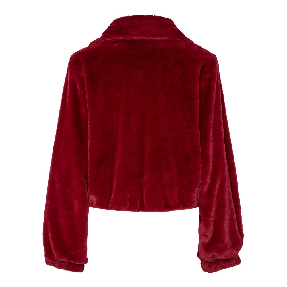Veste Rouge Femme Pieces Frances vue 2