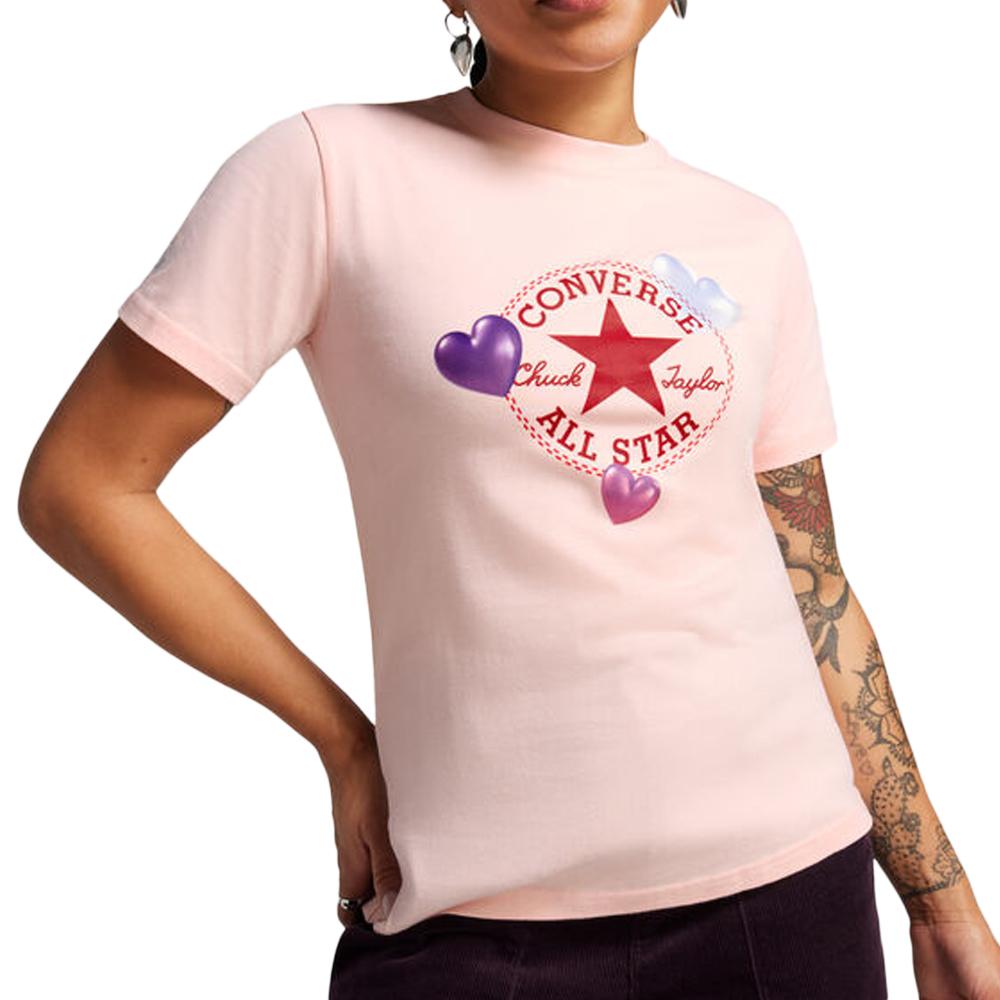 T-shirt Rose Femme Converse Bemy2k pas cher
