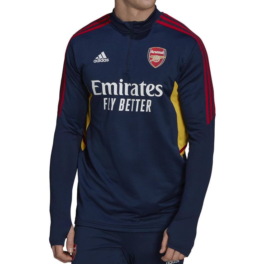 Arsenal Sweat 1/4 zip Marine Homme Adidas pas cher