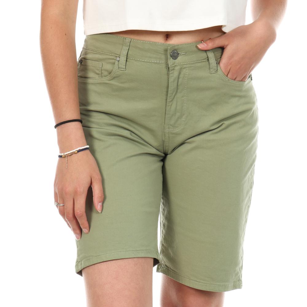 Bermuda Kaki Femme Lee Cooper Wopara pas cher