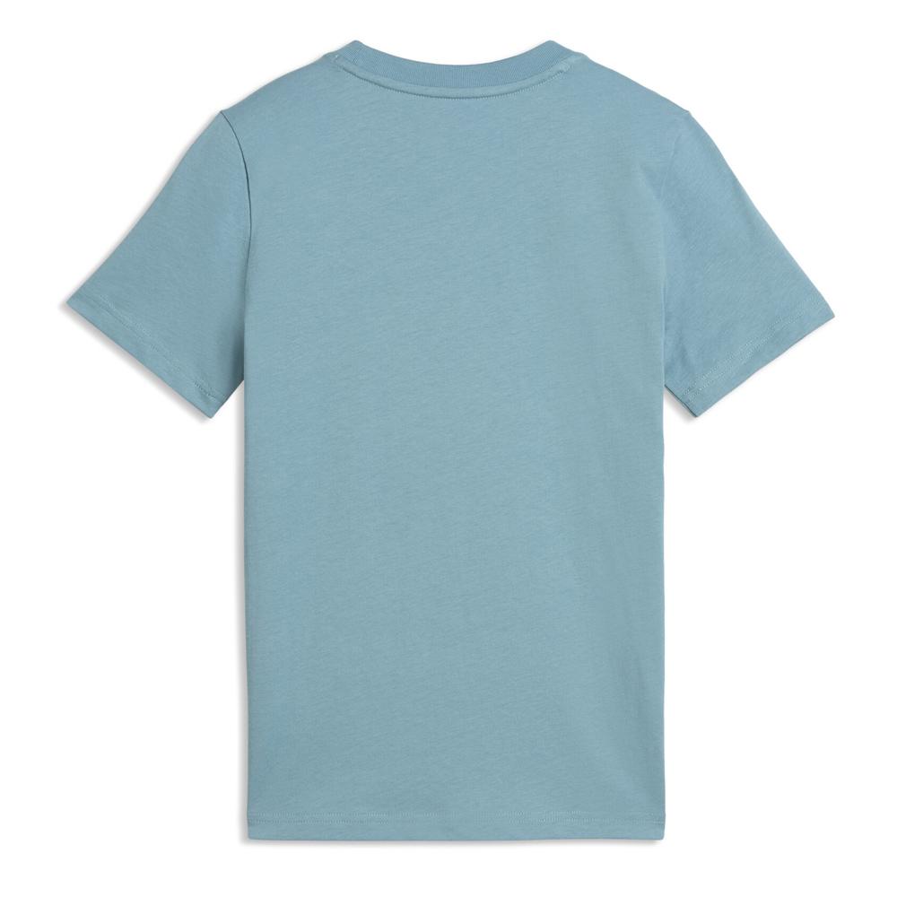 T-Shirt Bleu Garçon Puma Ess Centered Cat vue 2