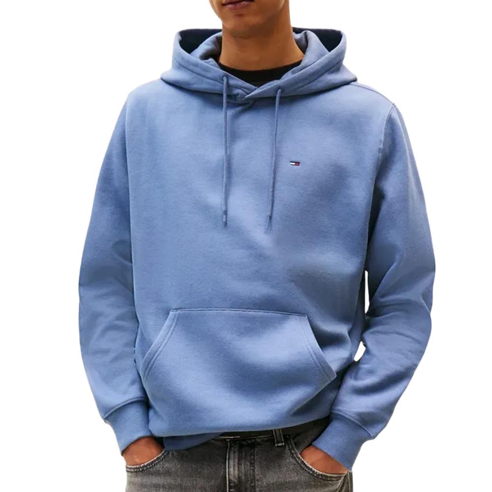 Sweat Bleu Homme Tommy Hilfiger Tjm Reg S Flags DM0DM20742 pas cher