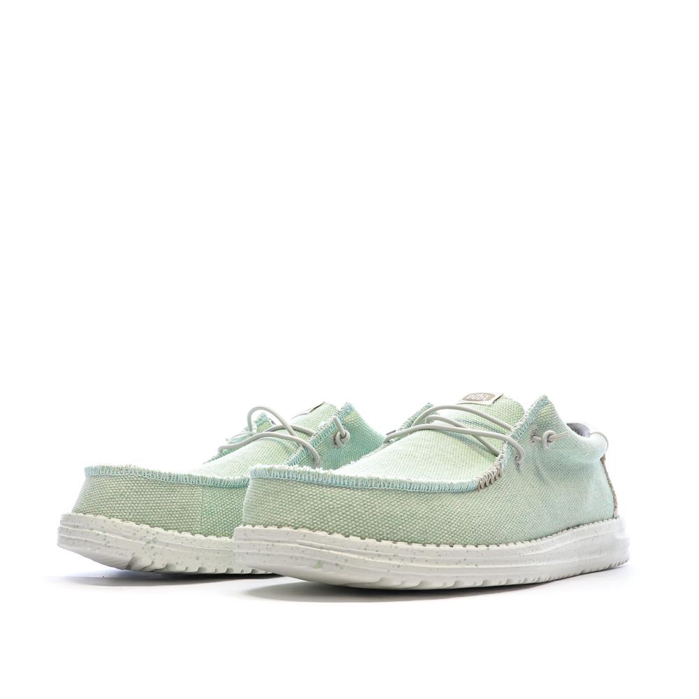 Chaussures Vert/Blanc Homme Hey Dude Stone vue 6
