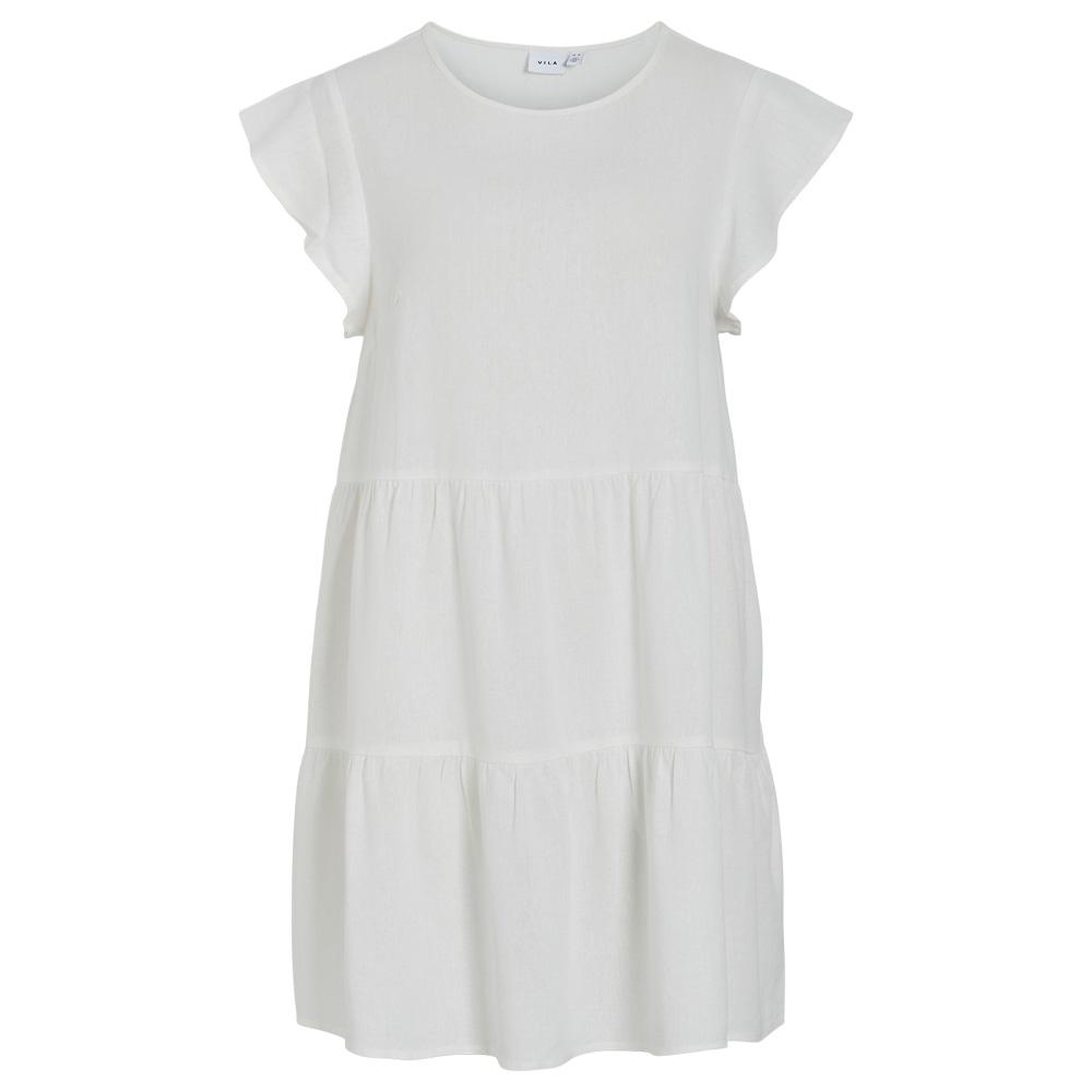Robe Blanc Femme Vila Visummer pas cher