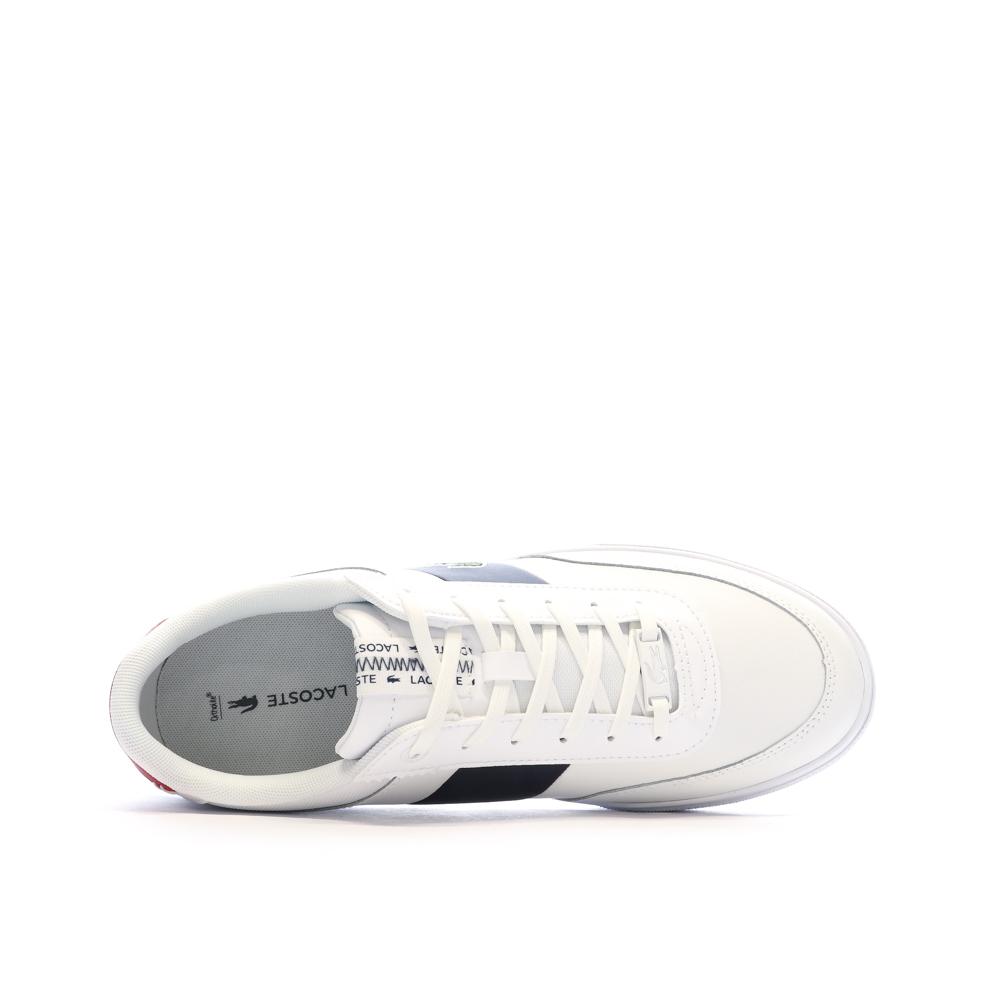 Baskets Blanches Homme Lacoste Vulcanized vue 4