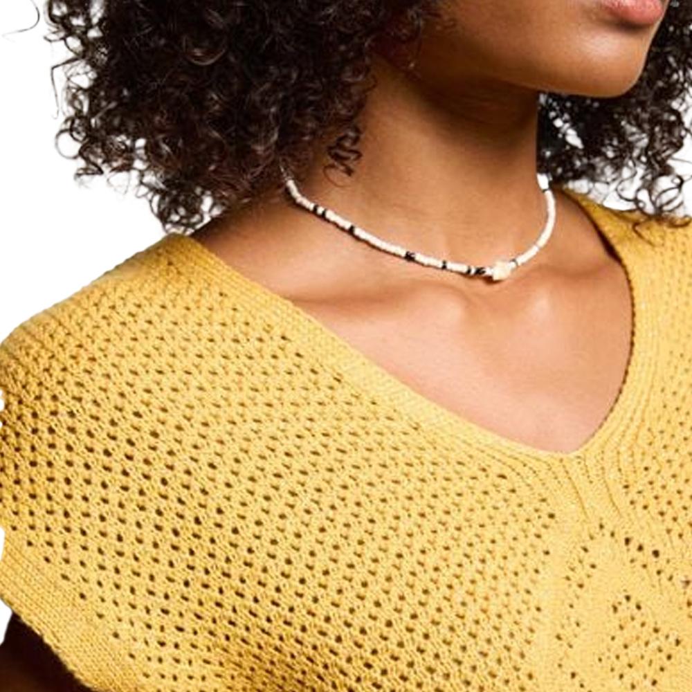 Pull Jaune Femme Morgan Mouni vue 3