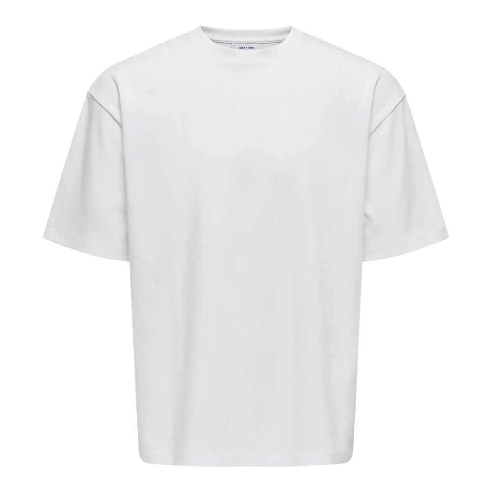 T-shirt Blanc Homme Only & Sons Caspian pas cher