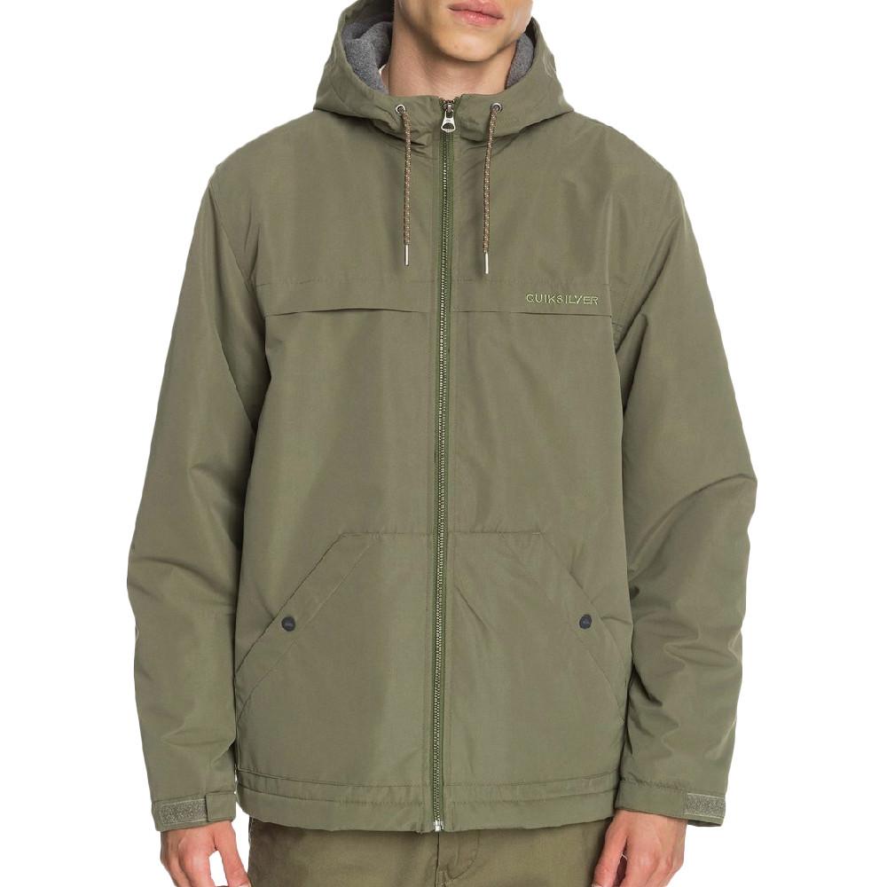 Blouson Kaki Homme Quiksilver Waiting pas cher