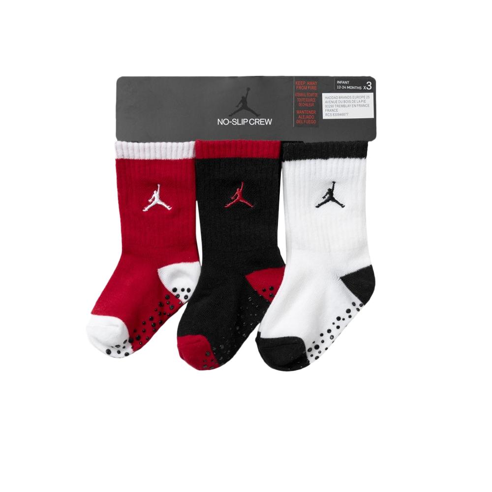 Lot de 3 Paires de Chaussettes Rouge/Noir/Blanc Garçon Nike Speckle pas cher