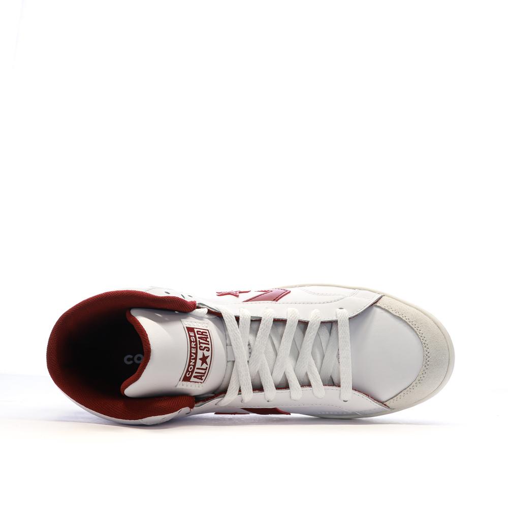 Baskets Blanc/Rouge Homme Converse Pro Blaze V2 vue 4