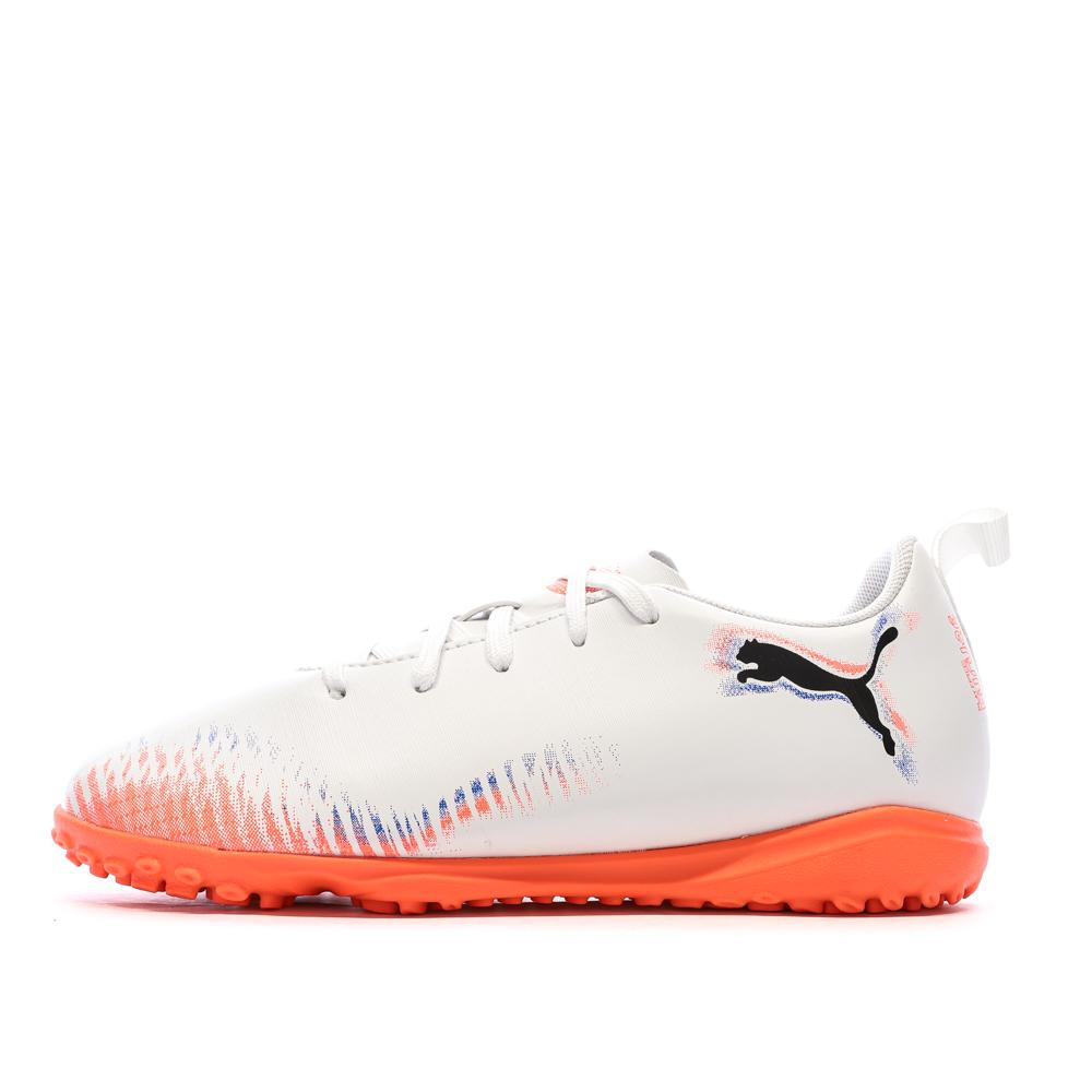 Chaussures de Football Blanc Garçon Puma Future 8 Play pas cher