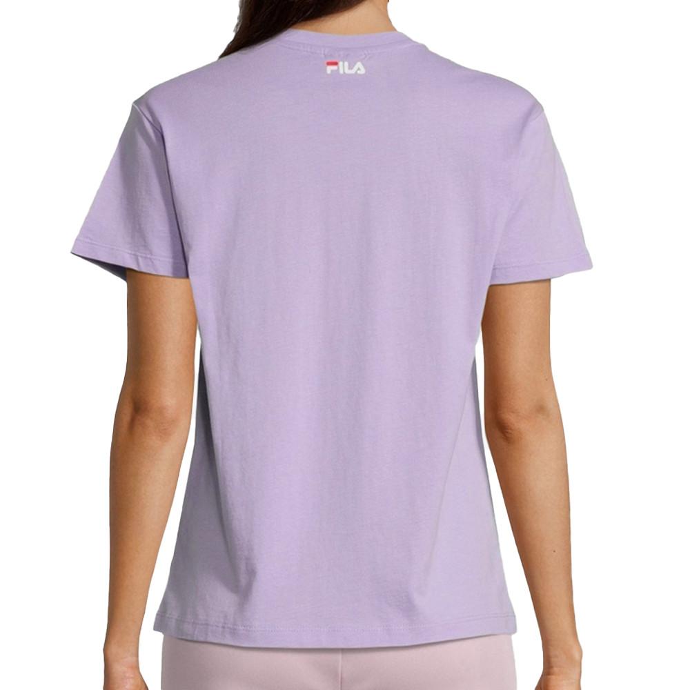 T-shirt Mauve Femme Fila Berisso vue 2