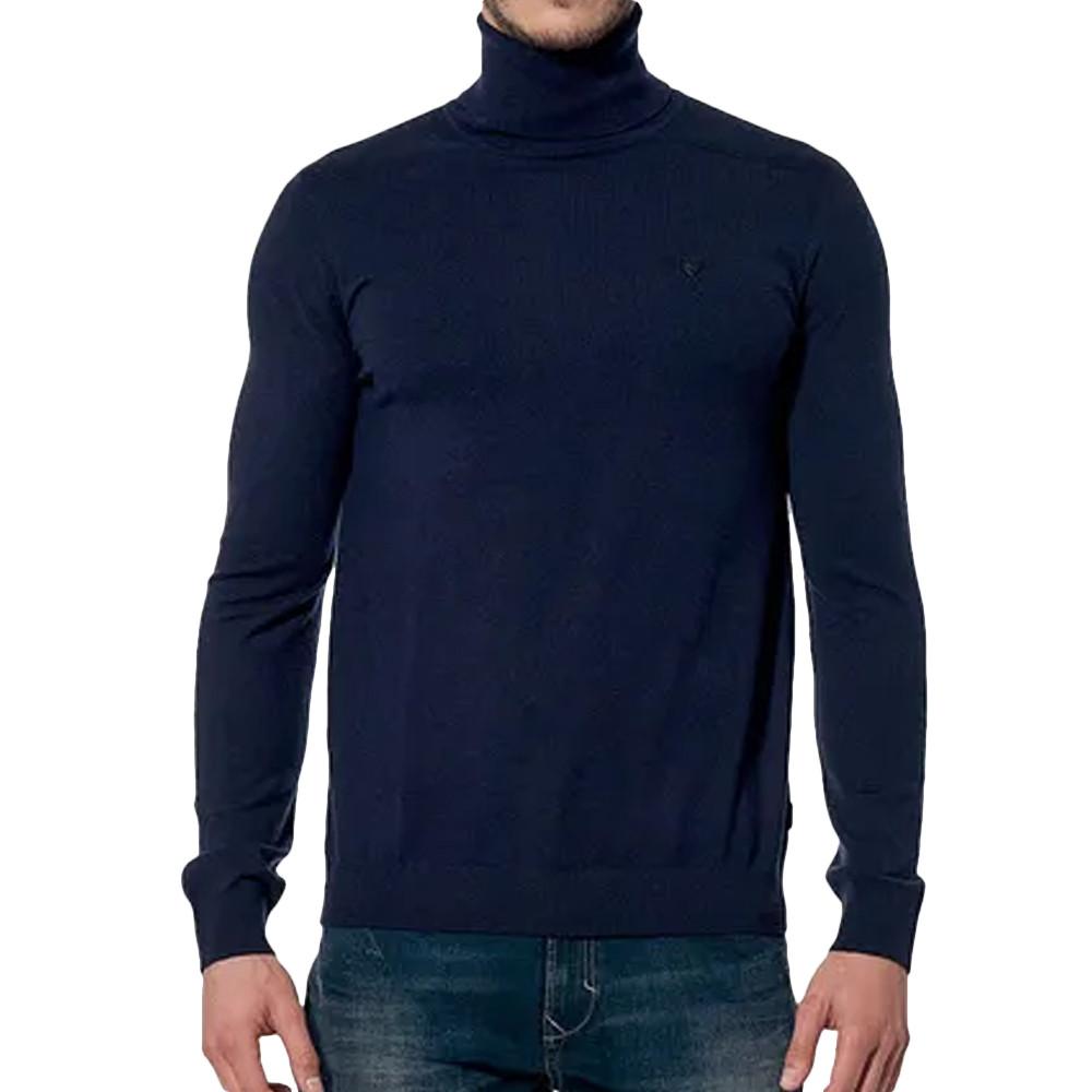 Pull Col Roulé Marine Homme Kaporal Arian pas cher