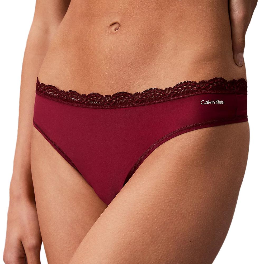 Tanga mujer Burdeos Calvin Klein Jeans Tanga barato