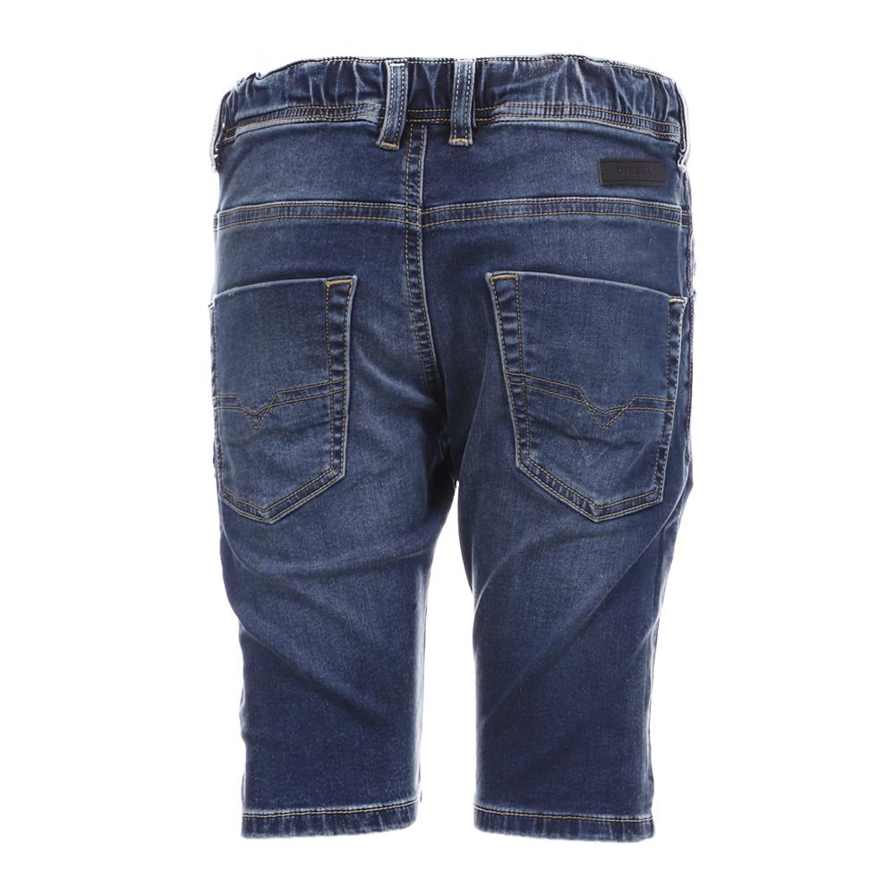 Bermuda en Jeans Bleu foncé Garçon Diesel Krooley vue 2