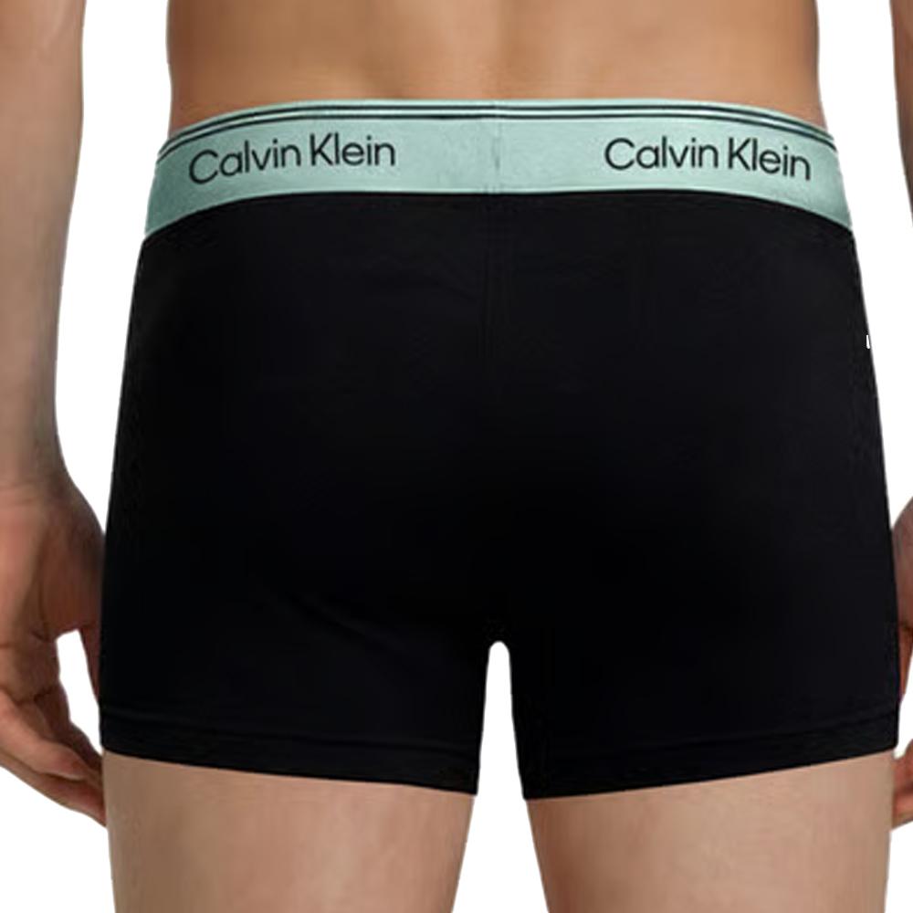 X3 Boxers Noir/Gris/Vert Calvin Klein Jeans Boxer Brief vue 3
